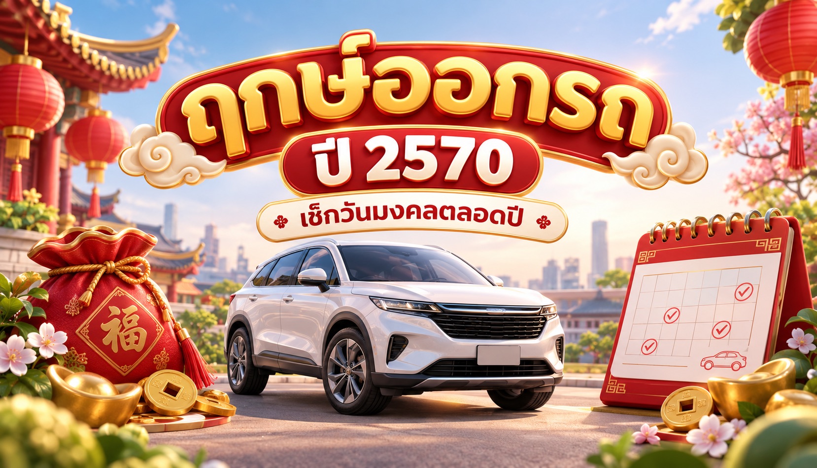 ฤกษ์ออกรถ ปี 2570 เช็กวันมงคลตลอดปี