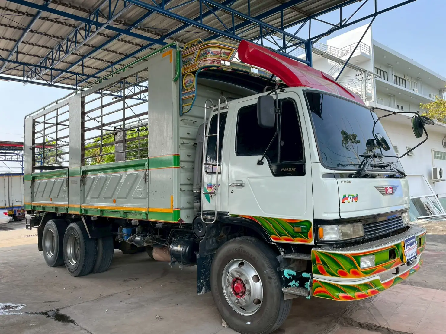 HINO FL3M 240 แรง ปี 39 10 ล้อ คอก