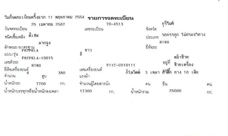 10 หัวลาก HINO FM2P 380 แรง ปี 54