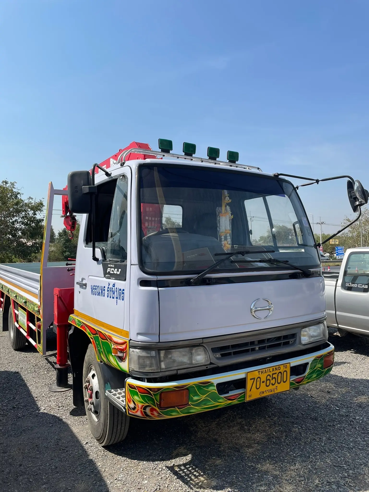 6 ล้อเครน HINO FC4J 6 ล้อ 140 แรง ปี 41