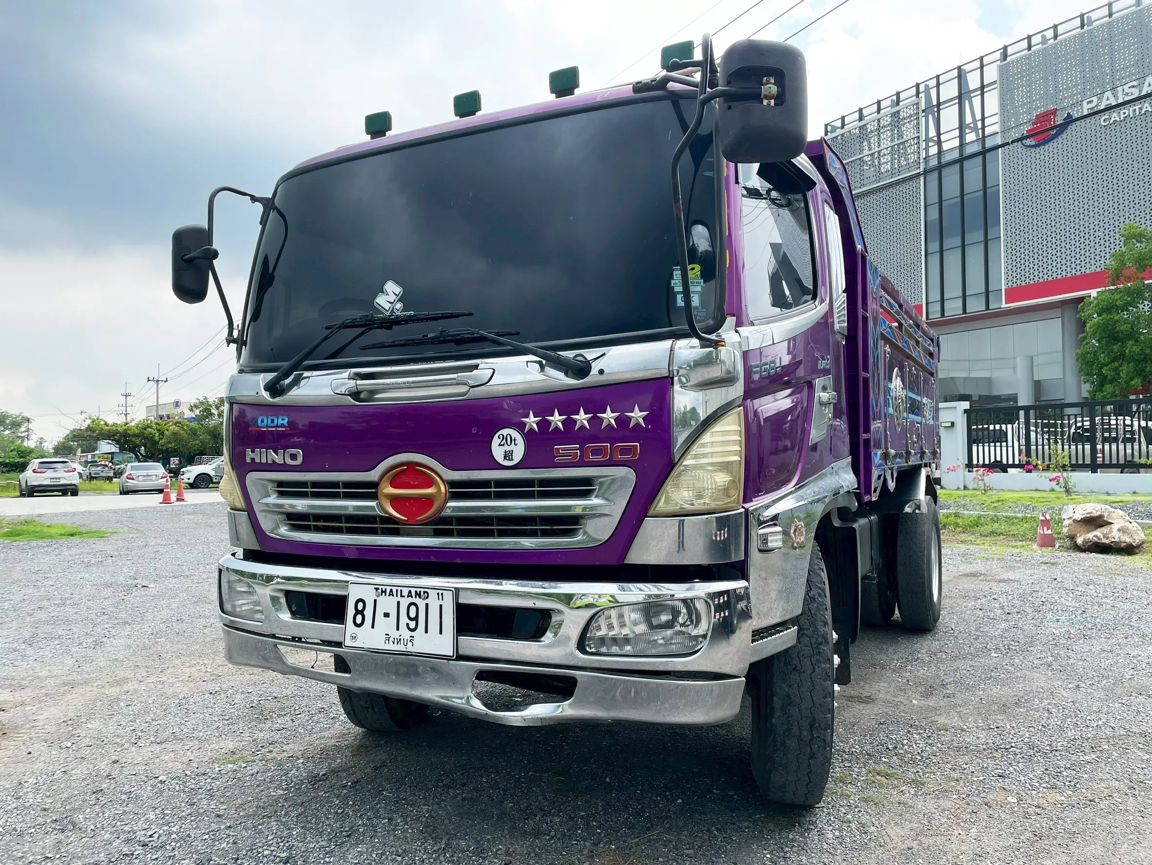 HINO FG8J 212 แรง ปี 58 ม่วง