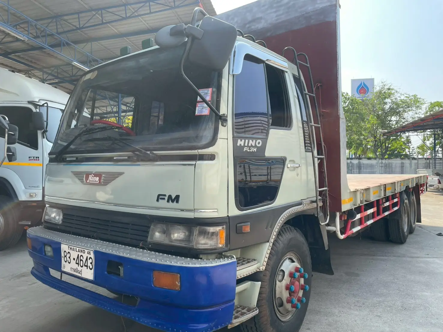 HINO FL3H 195 แรง ปี 37 10 ล้อ พื้นเรียบ