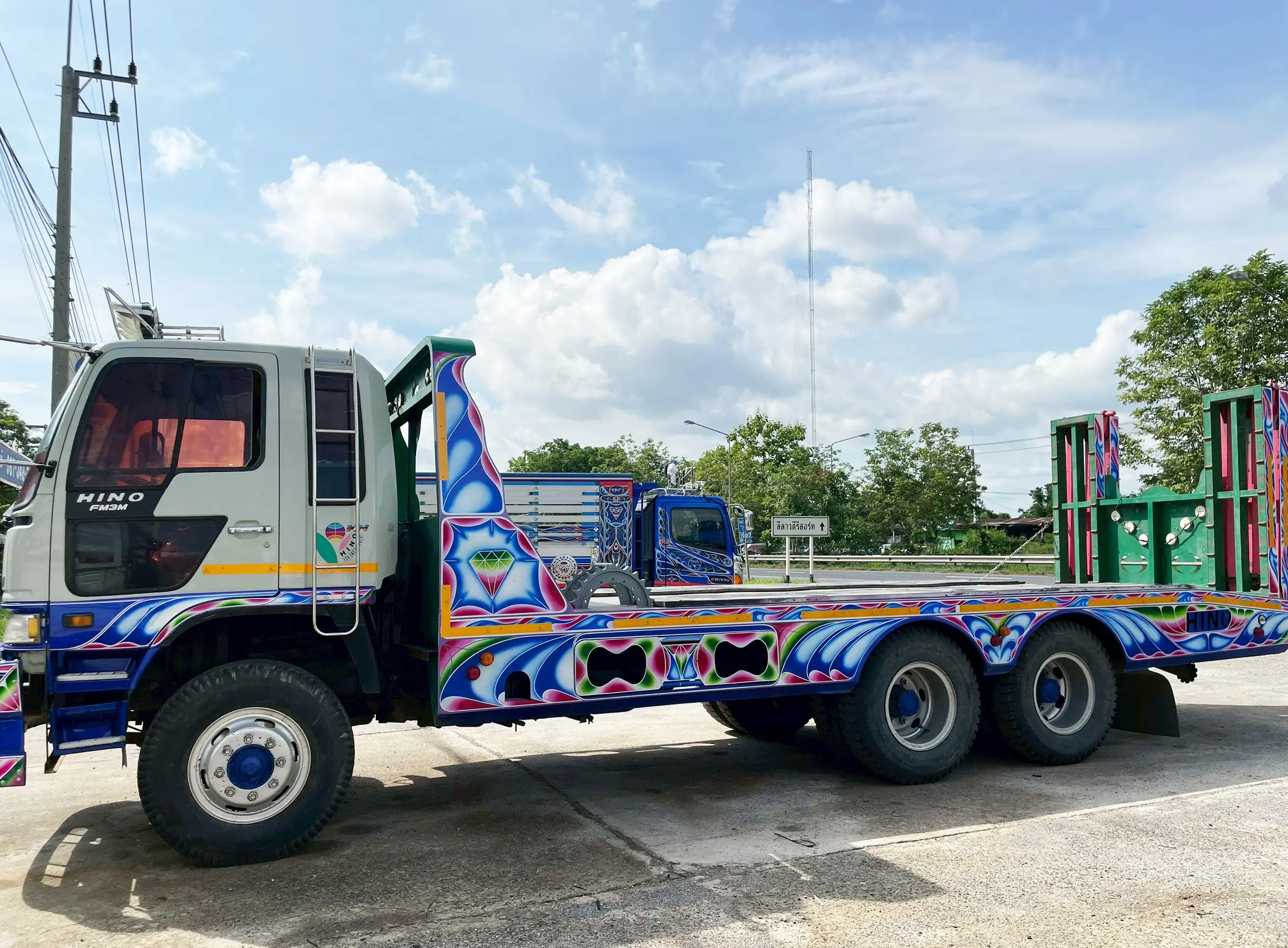 10 ล้อท้ายลาด HINO FM3M 240 แรง ปี 39