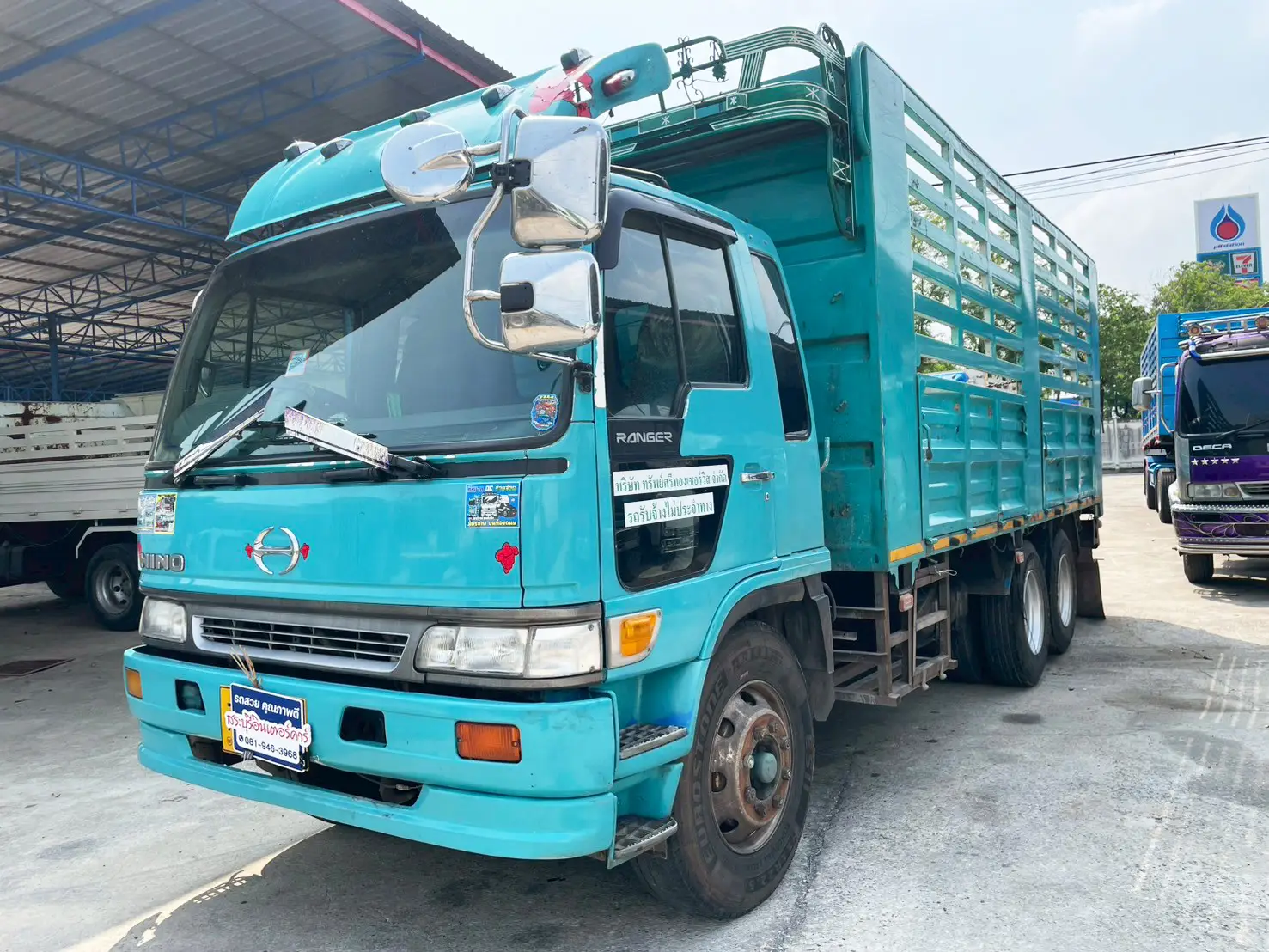 ISUZU FL3H  195 แรง ปี 42 10 ล้อคอกสูง