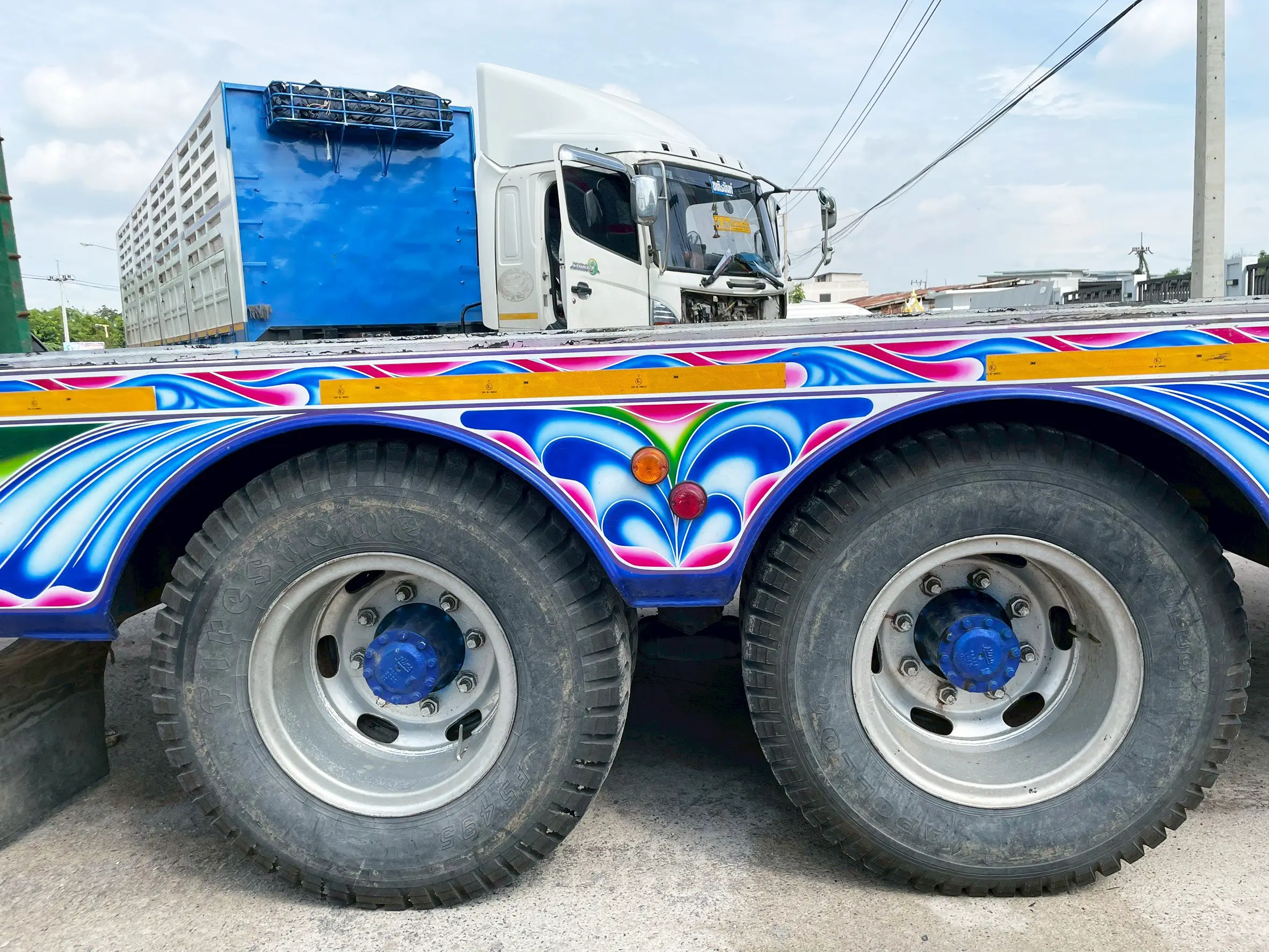 10 ล้อท้ายลาด HINO FM3M 240 แรง ปี 39