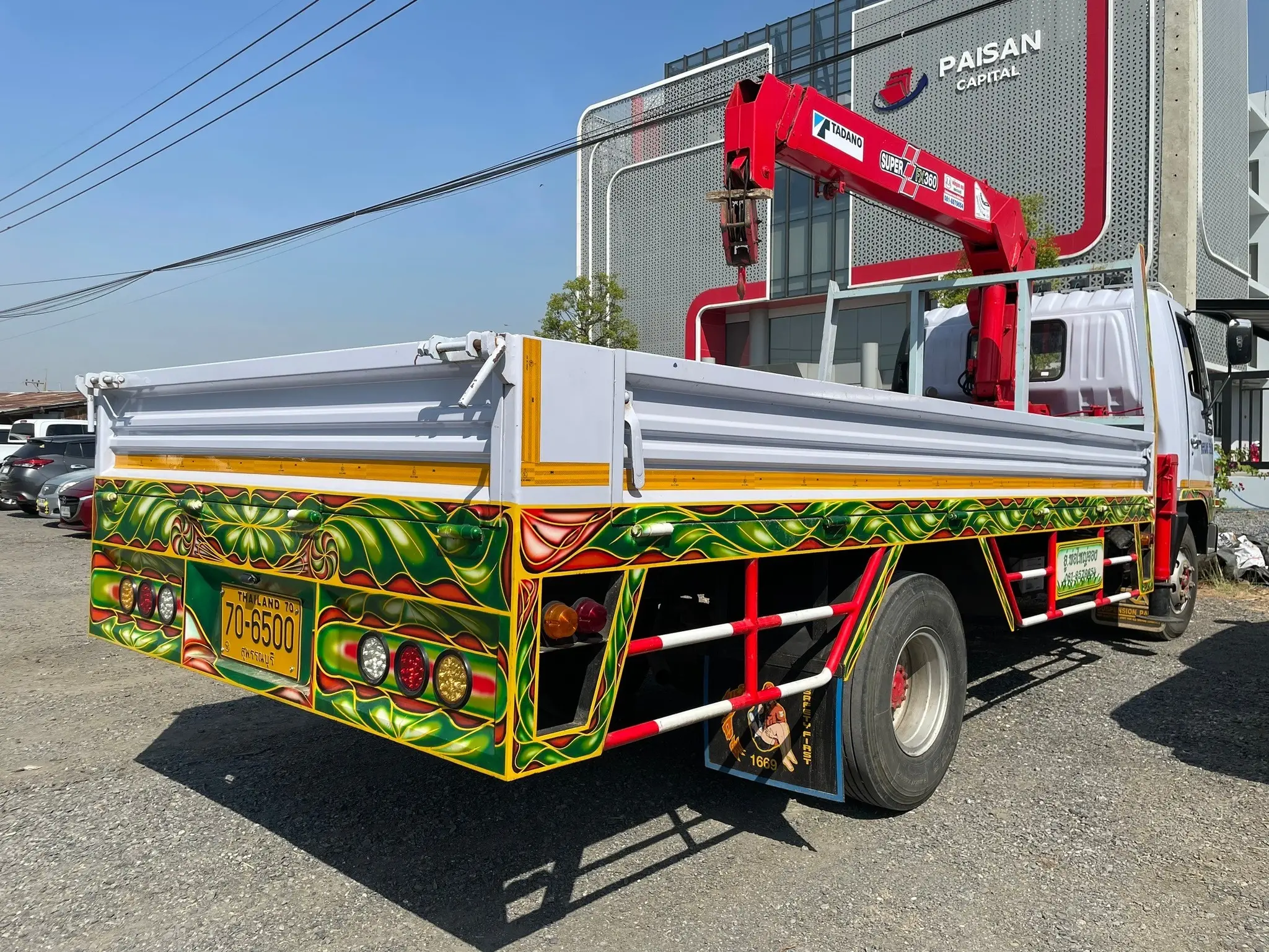 6 ล้อเครน HINO FC4J 6 ล้อ 140 แรง ปี 41