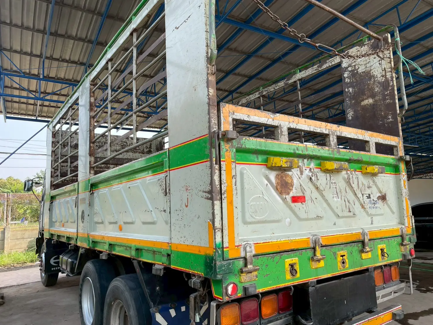 HINO FL3M 240 แรง ปี 39 10 ล้อ คอก