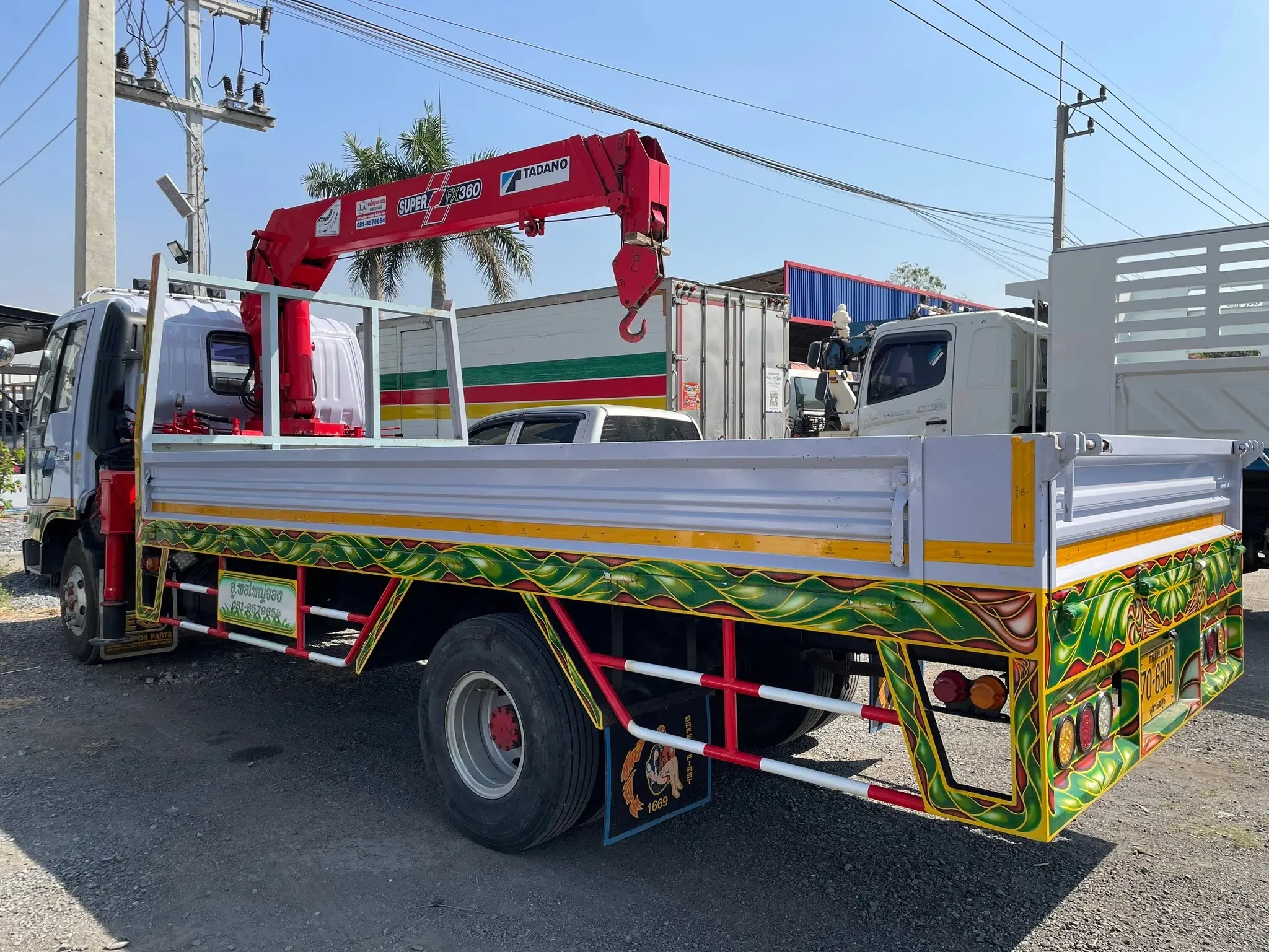 6 ล้อเครน HINO FC4J 6 ล้อ 140 แรง ปี 41