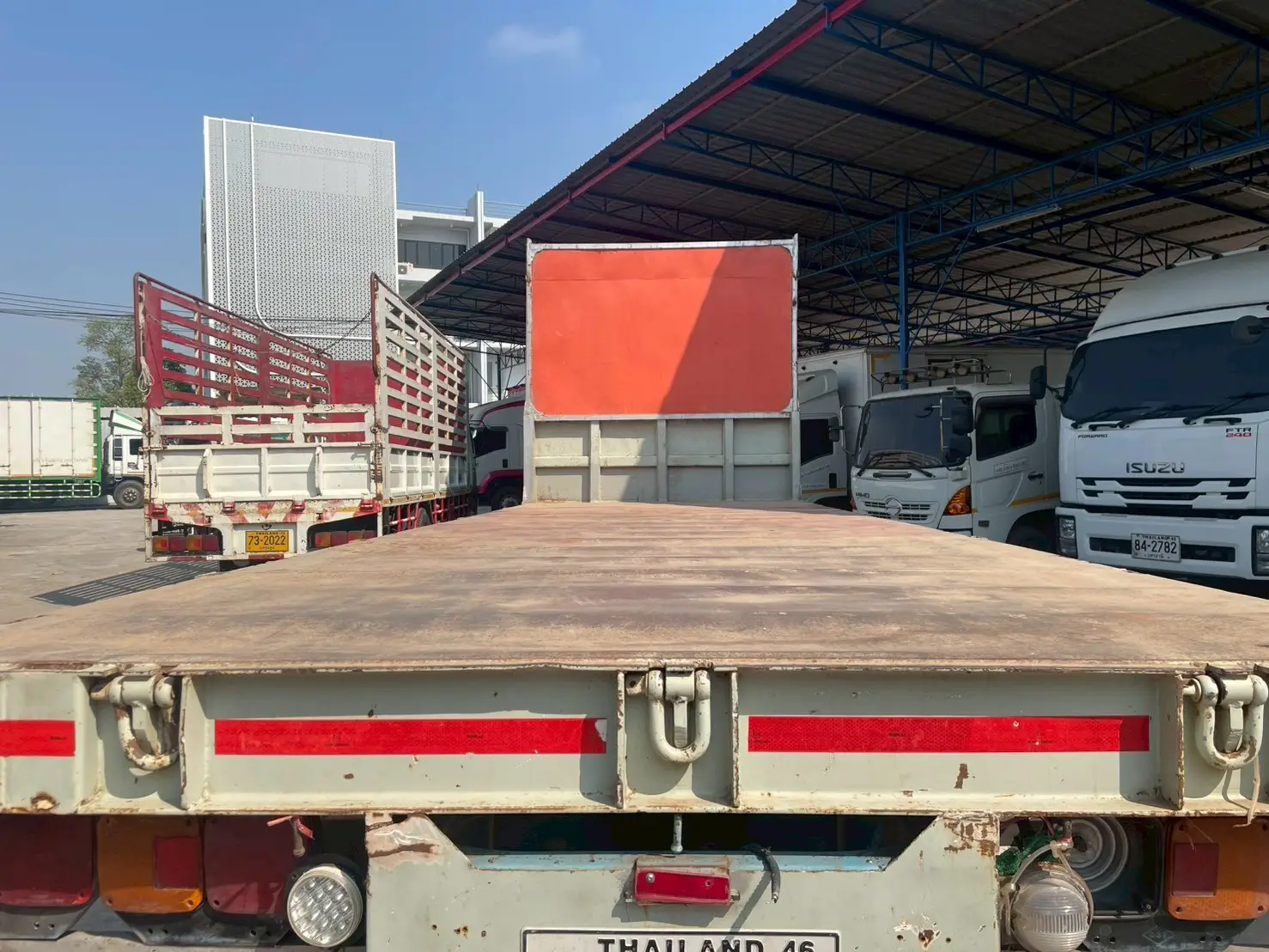 HINO FL3H 195 แรง ปี 37 10 ล้อ พื้นเรียบ