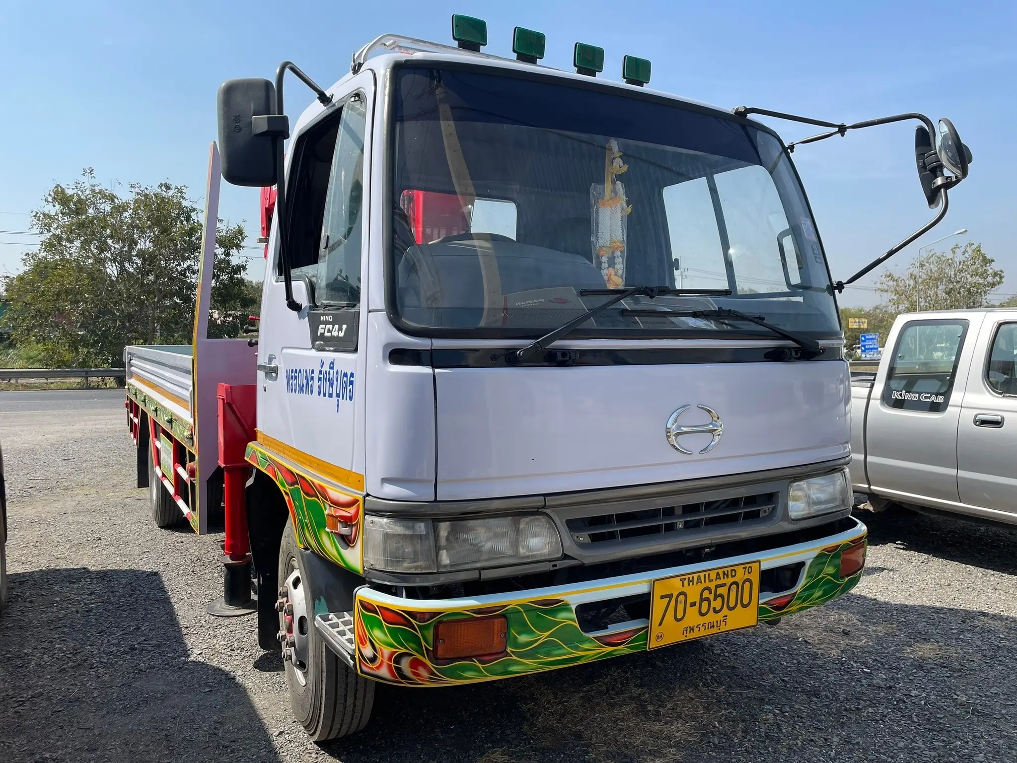 6 ล้อเครน HINO FC4J 6 ล้อ 140 แรง ปี 41