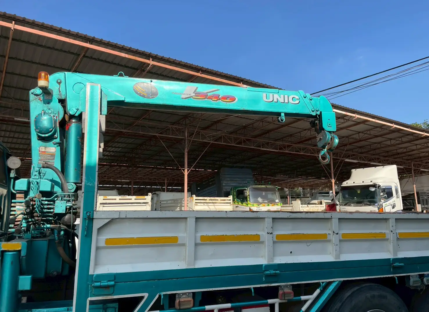 HINO FL3H 195 แรง ปี 36 10 ล้อ เครน