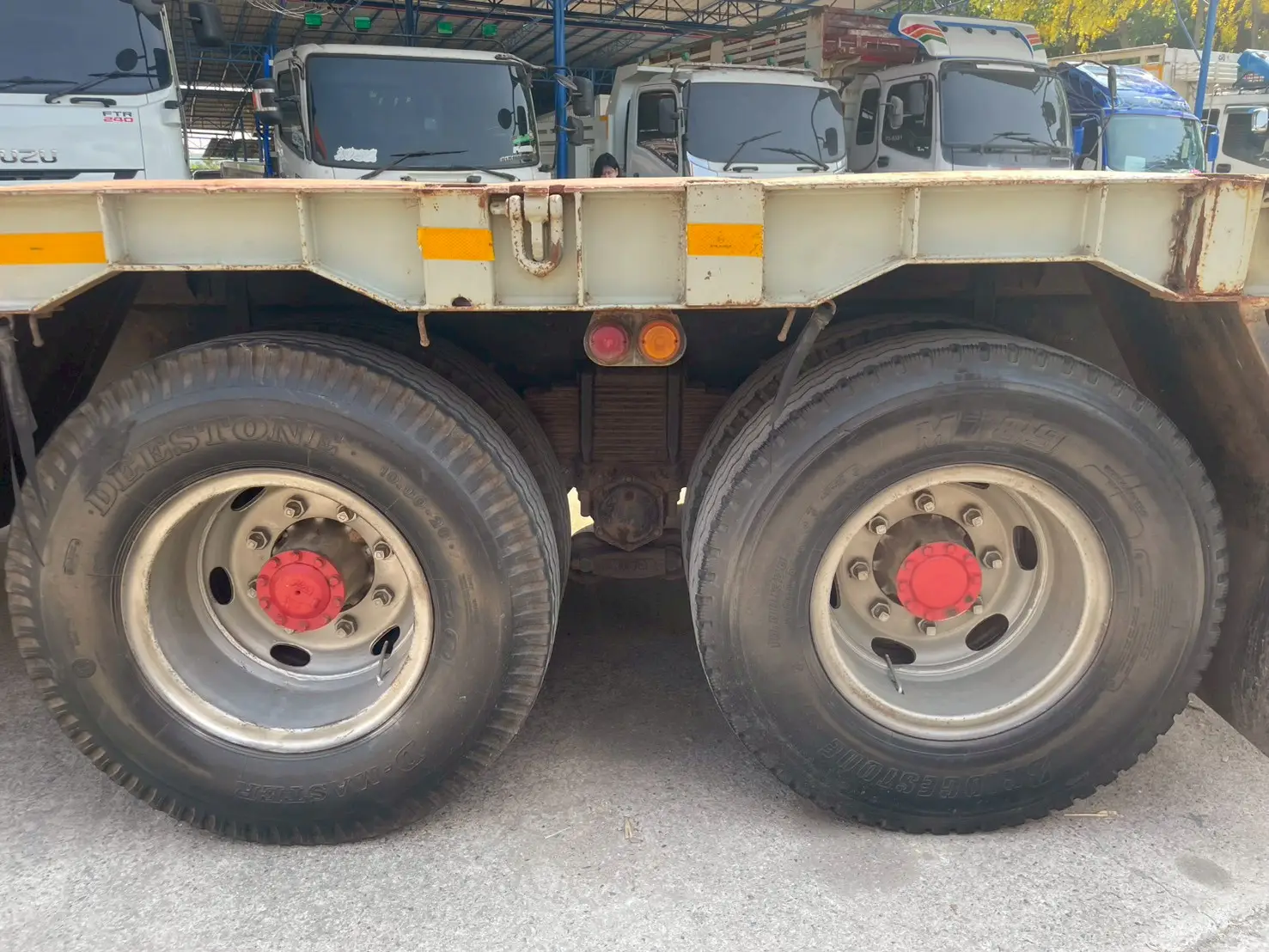 HINO FL3H 195 แรง ปี 37 10 ล้อ พื้นเรียบ
