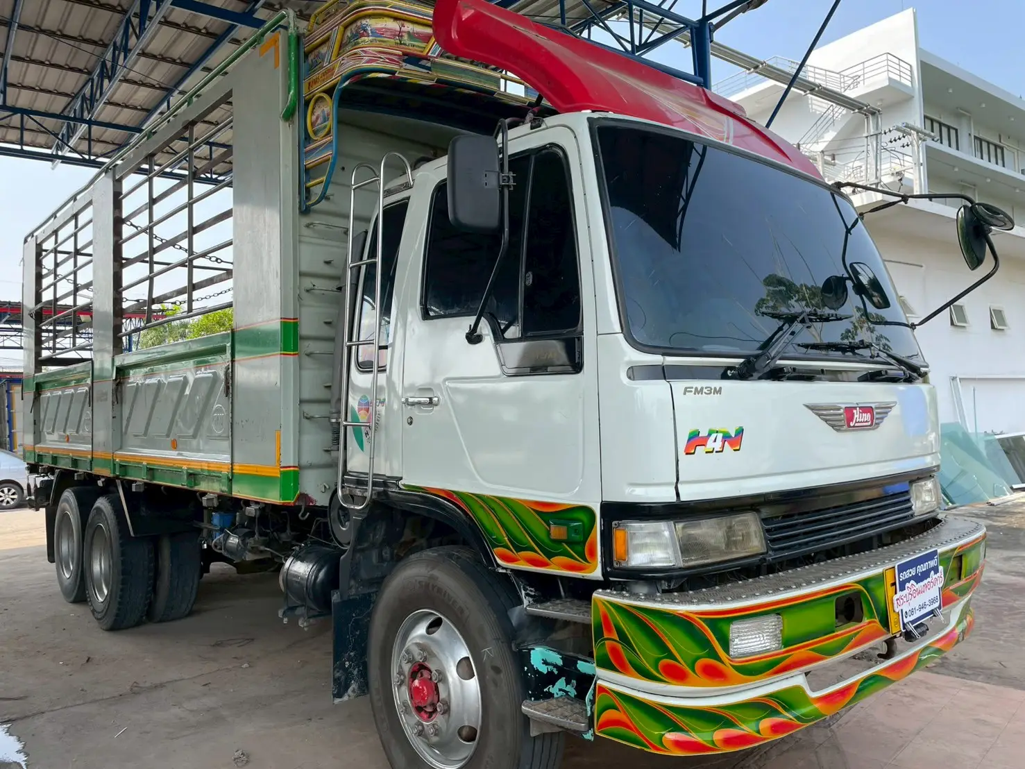 HINO FL3M 240 แรง ปี 39 10 ล้อ คอก