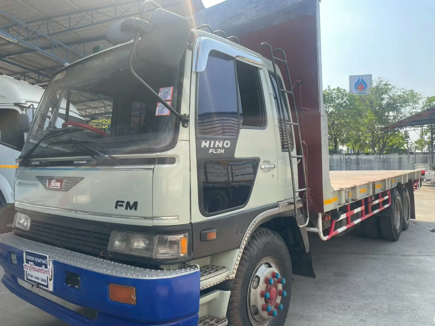 HINO FL3H 195 แรง ปี 37 10 ล้อ พื้นเรียบ