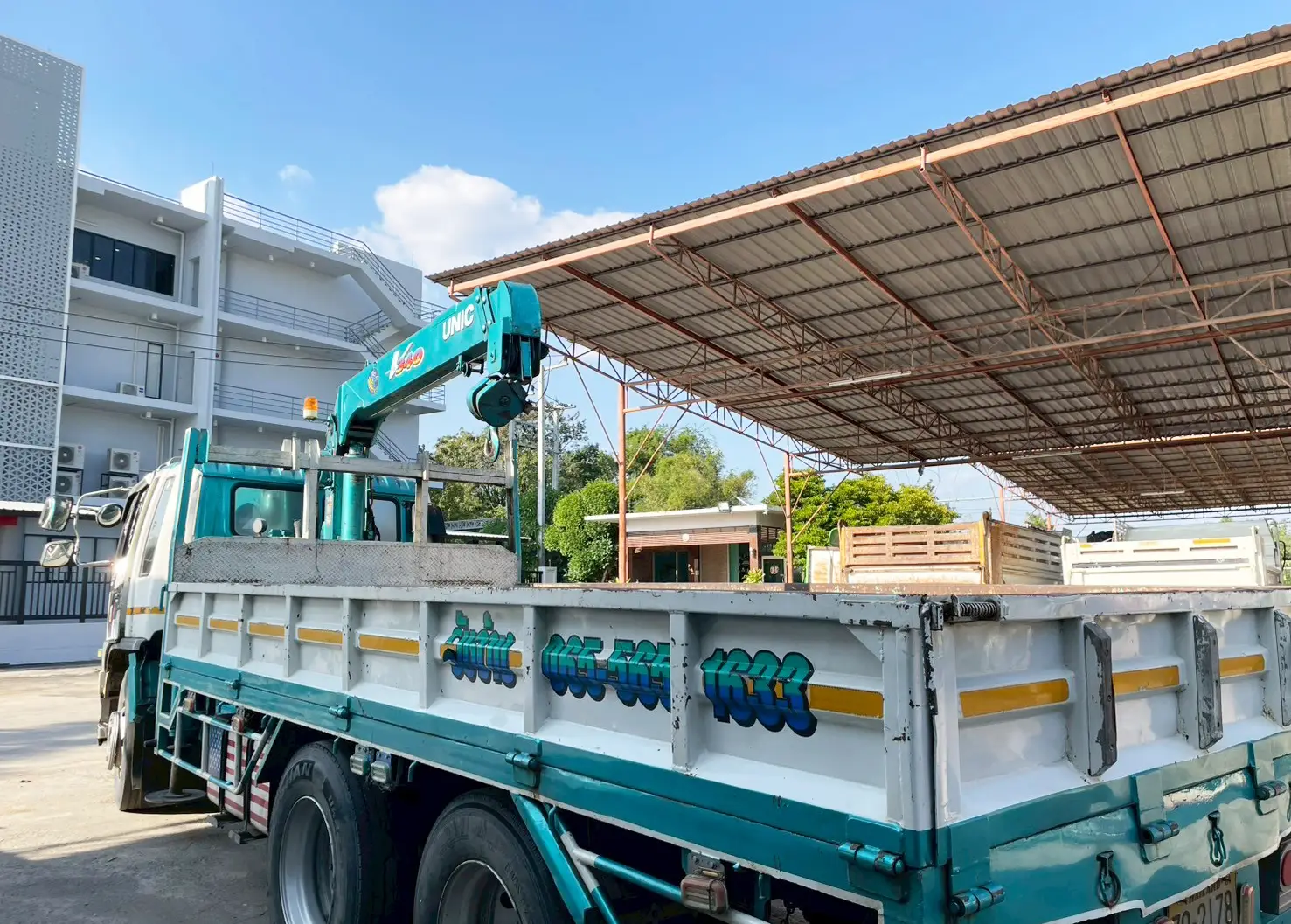 HINO FL3H 195 แรง ปี 36 10 ล้อ เครน
