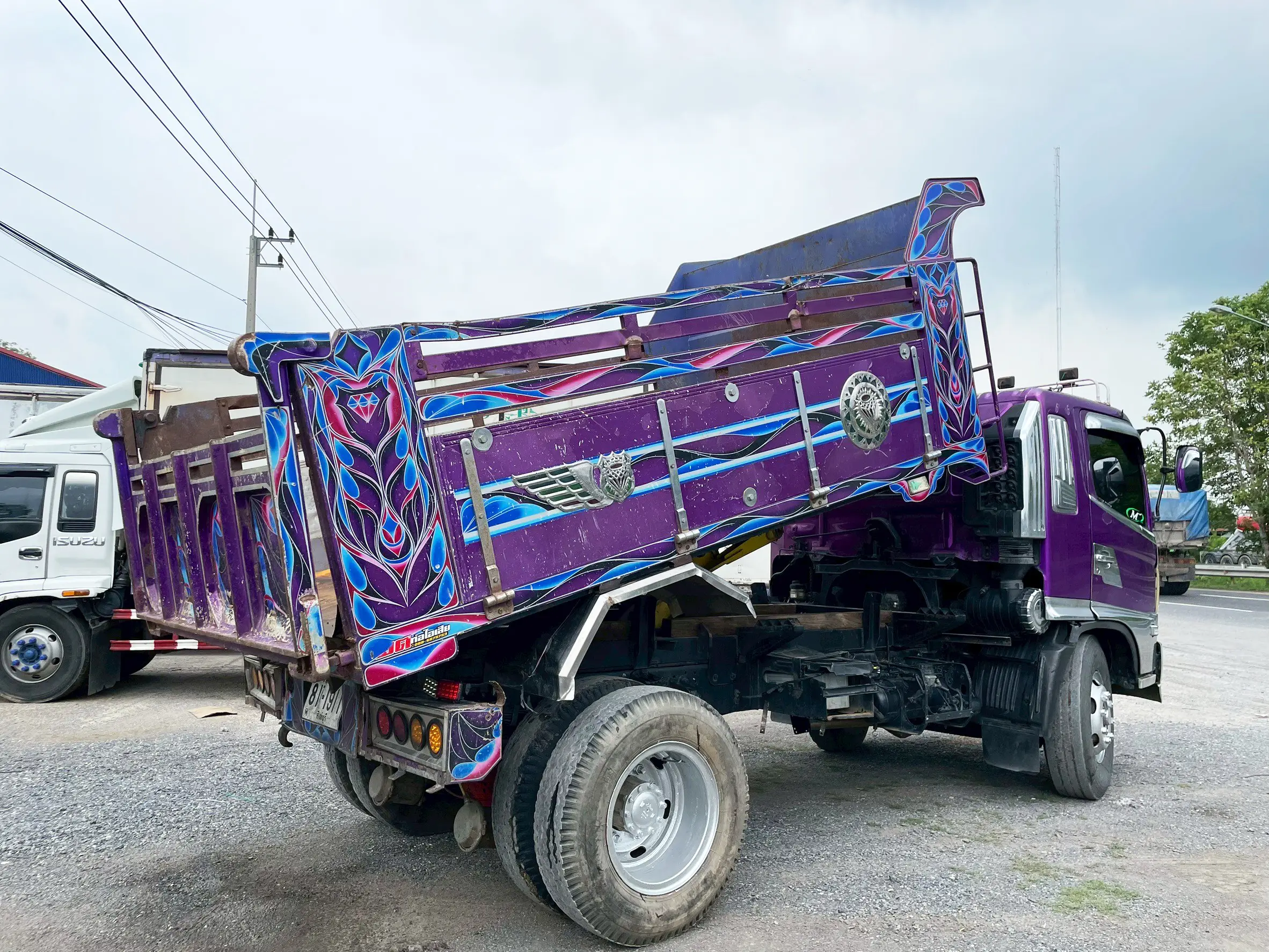 HINO FG8J 212 แรง ปี 58 ม่วง