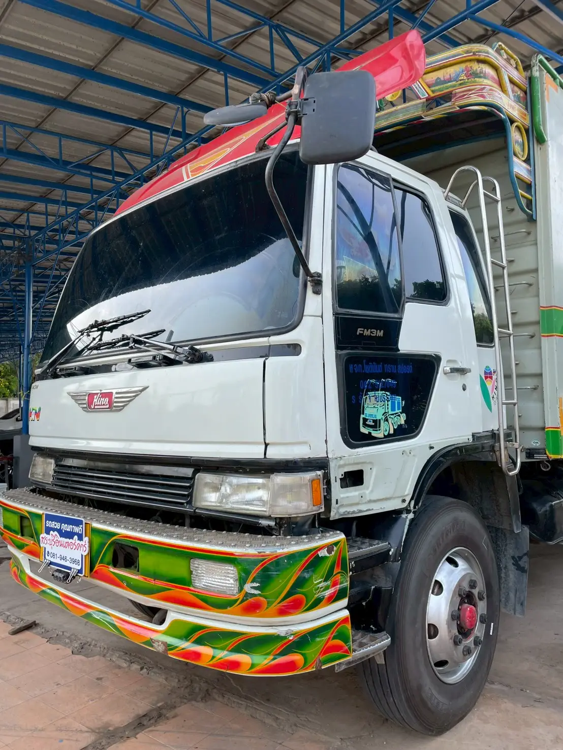 HINO FL3M 240 แรง ปี 39 10 ล้อ คอก