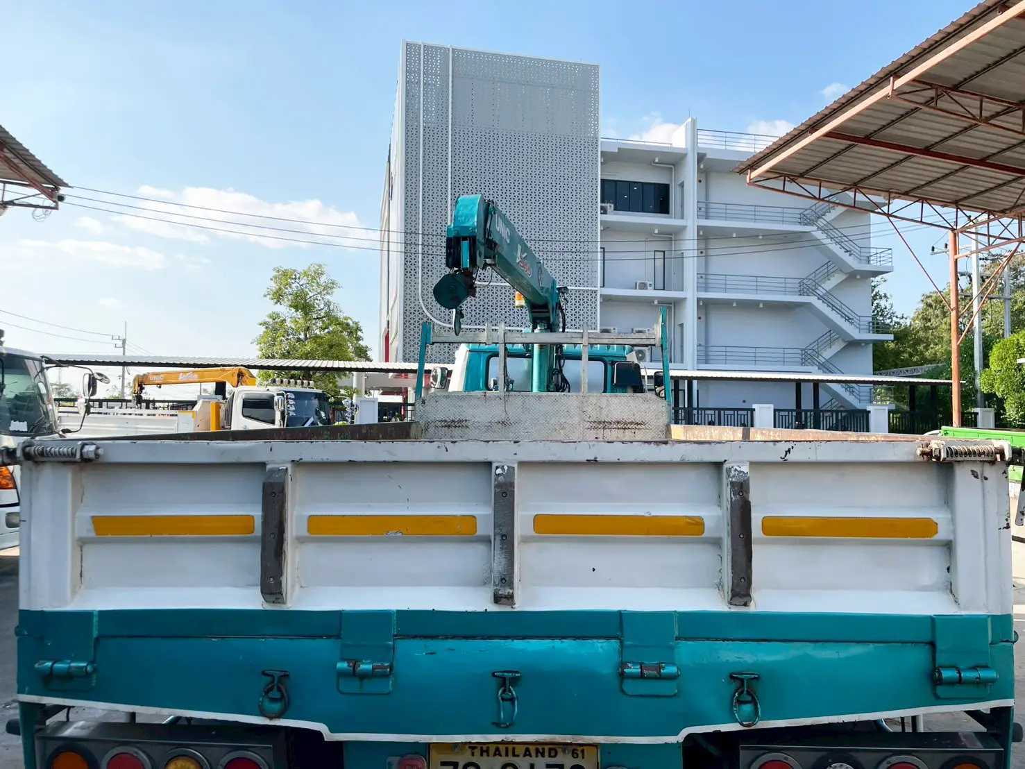 HINO FL3H 195 แรง ปี 36 10 ล้อ เครน