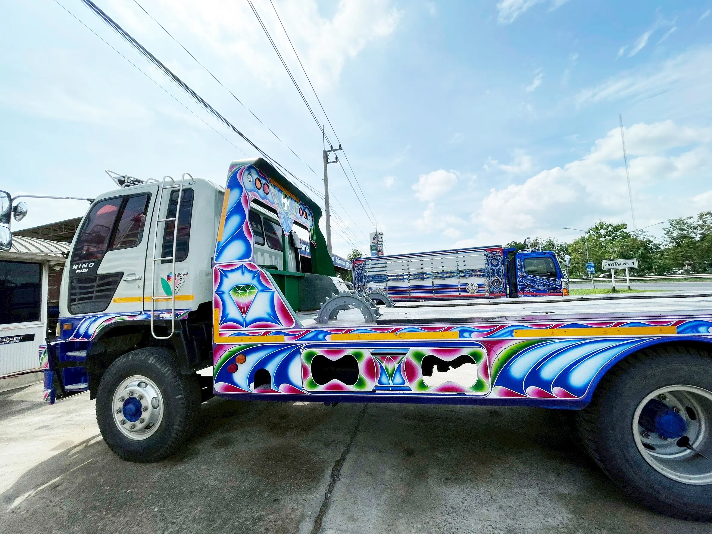 10 ล้อท้ายลาด HINO FM3M 240 แรง ปี 39