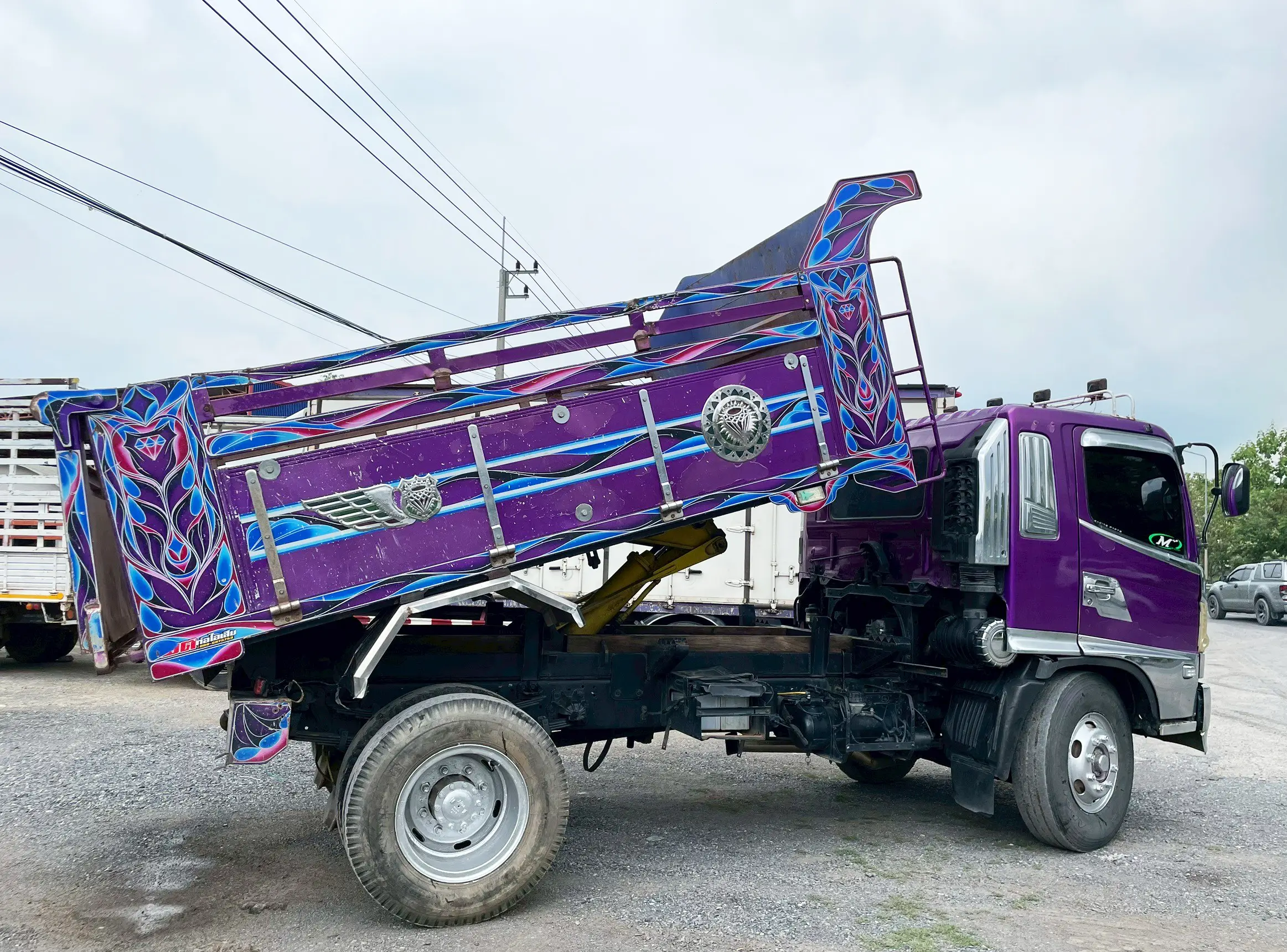 HINO FG8J 212 แรง ปี 58 ม่วง